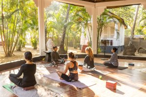 Yoga Shala at the Dream Catcher Retreat Yoga & Spa, India, Goa