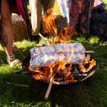 Shamanic sacred fire at deep healing retreat with the Conscious Heart Warrior's