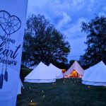 Conscious Heart Warrior's travelling Healing Village for festival.