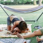 lady hugging women during breathwork ceremony