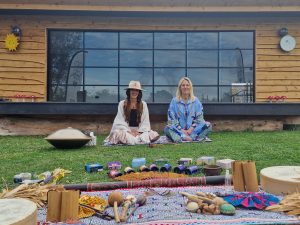 Conscious Heart Warriors outside Fickle Field yoga studio